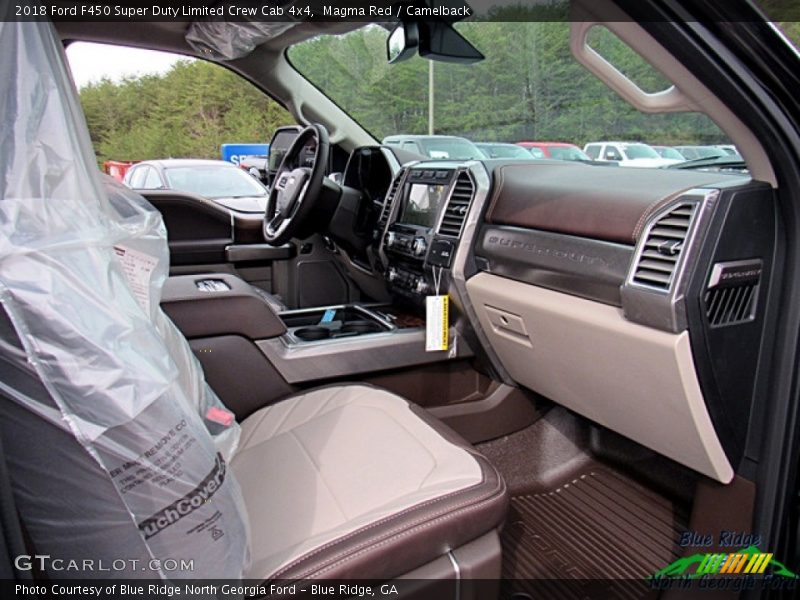 Magma Red / Camelback 2018 Ford F450 Super Duty Limited Crew Cab 4x4