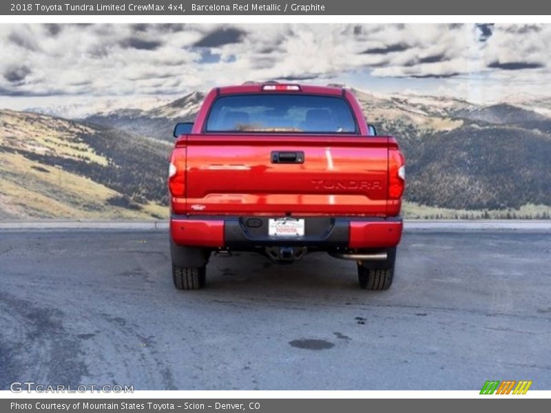 Barcelona Red Metallic / Graphite 2018 Toyota Tundra Limited CrewMax 4x4