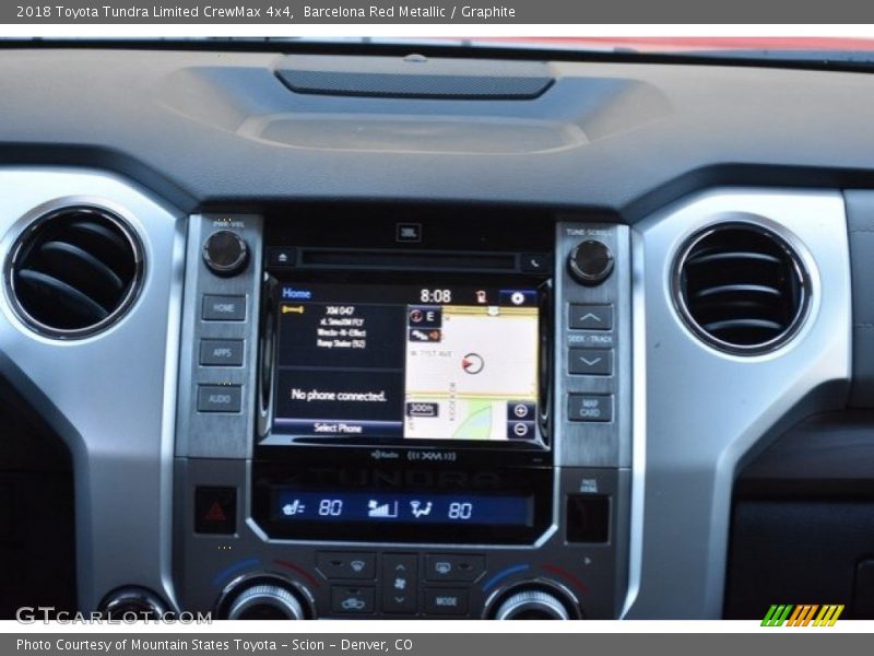 Barcelona Red Metallic / Graphite 2018 Toyota Tundra Limited CrewMax 4x4