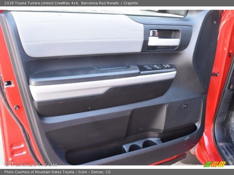 Barcelona Red Metallic / Graphite 2018 Toyota Tundra Limited CrewMax 4x4