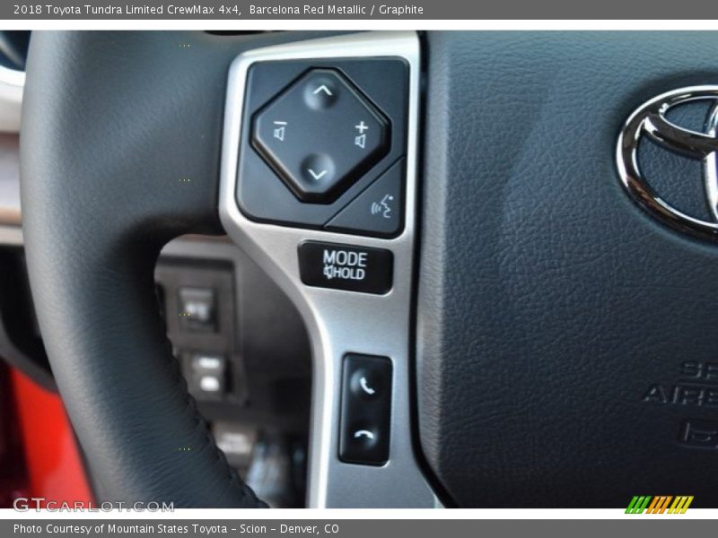 Barcelona Red Metallic / Graphite 2018 Toyota Tundra Limited CrewMax 4x4