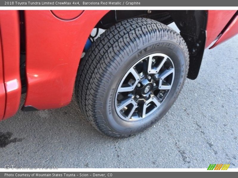 Barcelona Red Metallic / Graphite 2018 Toyota Tundra Limited CrewMax 4x4