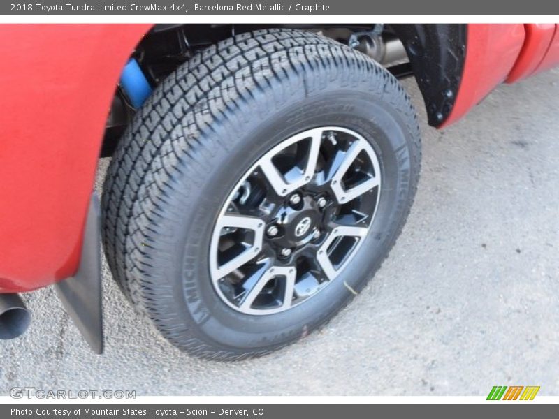 Barcelona Red Metallic / Graphite 2018 Toyota Tundra Limited CrewMax 4x4