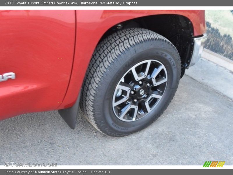 Barcelona Red Metallic / Graphite 2018 Toyota Tundra Limited CrewMax 4x4