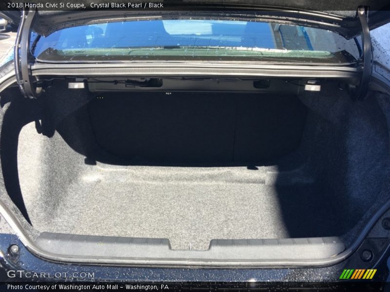 Crystal Black Pearl / Black 2018 Honda Civic Si Coupe