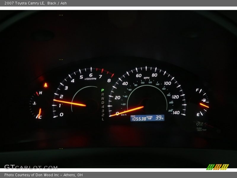 Black / Ash 2007 Toyota Camry LE