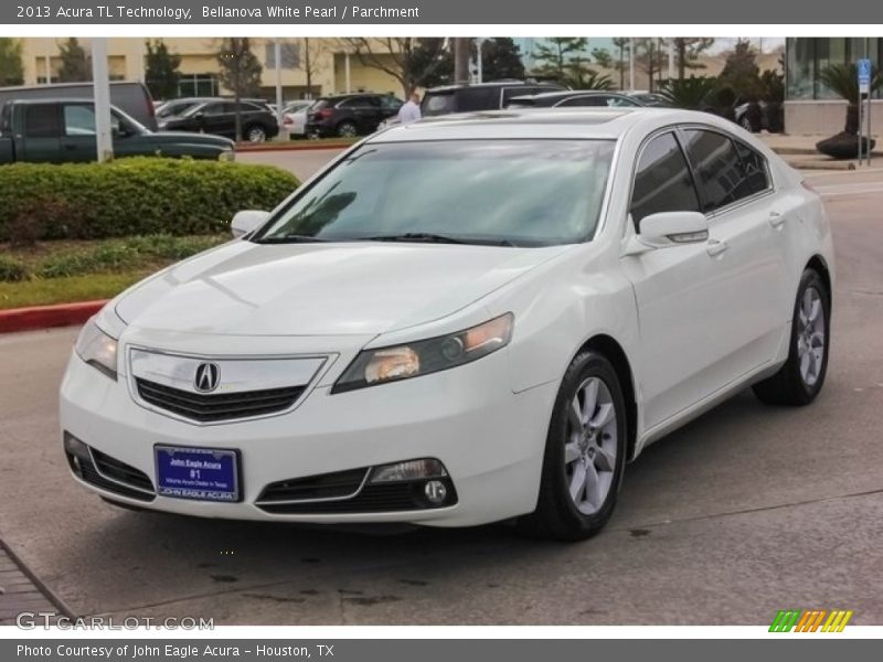 Bellanova White Pearl / Parchment 2013 Acura TL Technology