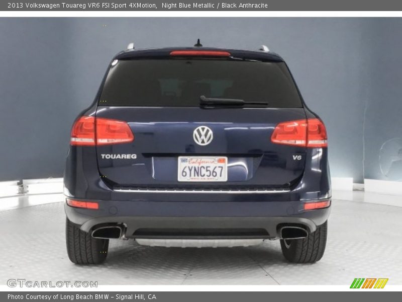 Night Blue Metallic / Black Anthracite 2013 Volkswagen Touareg VR6 FSI Sport 4XMotion