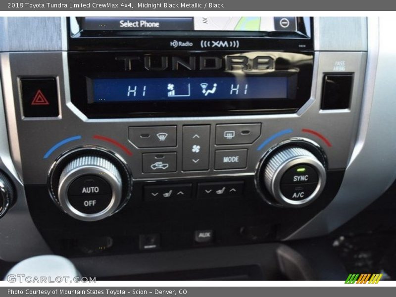 Midnight Black Metallic / Black 2018 Toyota Tundra Limited CrewMax 4x4