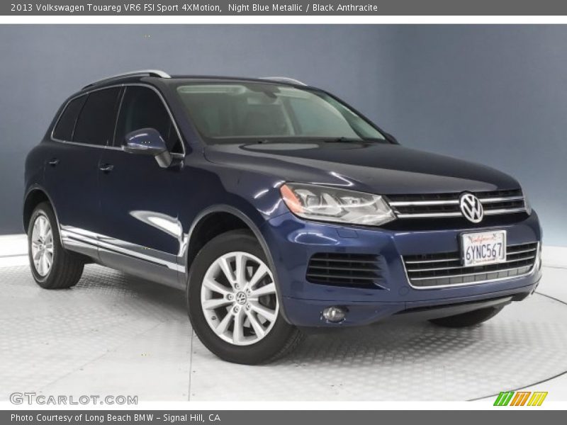Night Blue Metallic / Black Anthracite 2013 Volkswagen Touareg VR6 FSI Sport 4XMotion