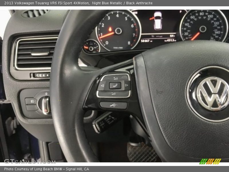 Night Blue Metallic / Black Anthracite 2013 Volkswagen Touareg VR6 FSI Sport 4XMotion