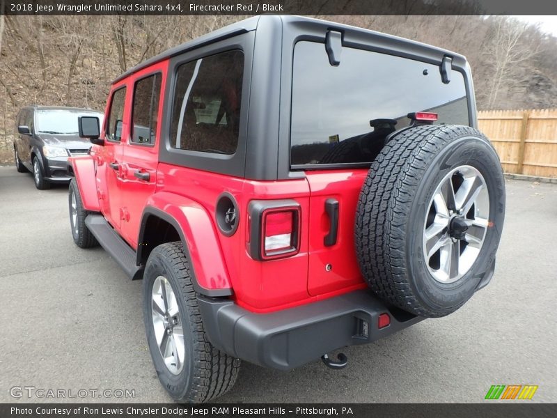 Firecracker Red / Black 2018 Jeep Wrangler Unlimited Sahara 4x4