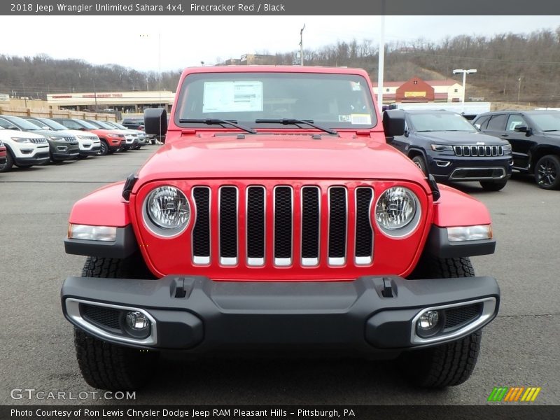 Firecracker Red / Black 2018 Jeep Wrangler Unlimited Sahara 4x4