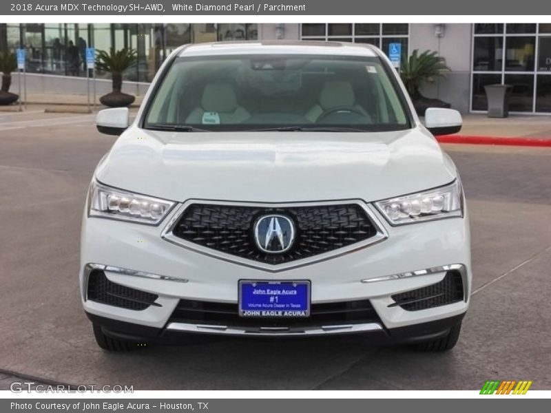 White Diamond Pearl / Parchment 2018 Acura MDX Technology SH-AWD