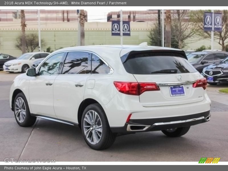 White Diamond Pearl / Parchment 2018 Acura MDX Technology SH-AWD
