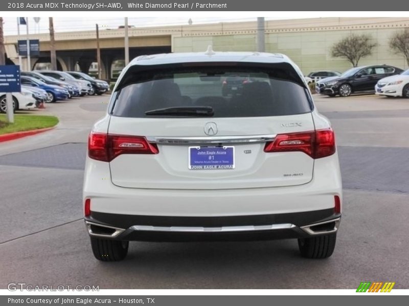 White Diamond Pearl / Parchment 2018 Acura MDX Technology SH-AWD