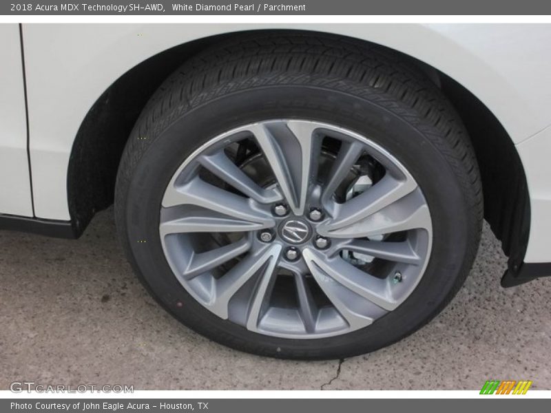 White Diamond Pearl / Parchment 2018 Acura MDX Technology SH-AWD