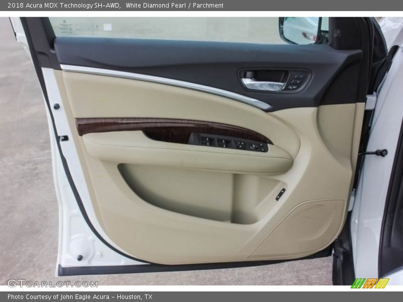 White Diamond Pearl / Parchment 2018 Acura MDX Technology SH-AWD
