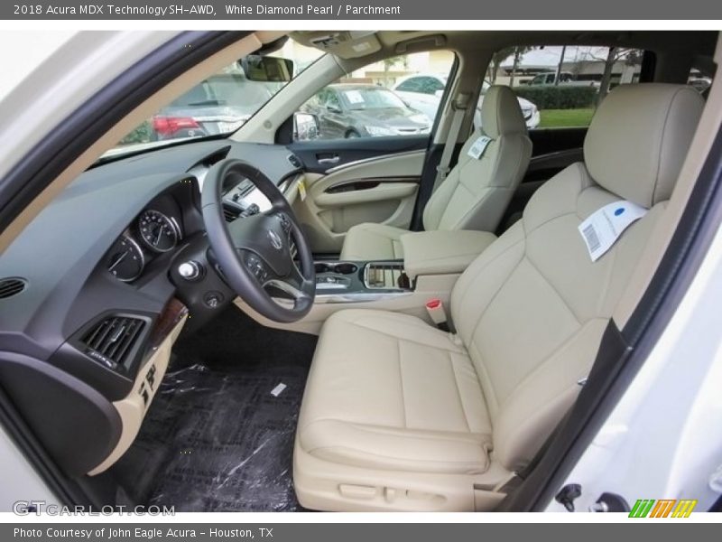 White Diamond Pearl / Parchment 2018 Acura MDX Technology SH-AWD