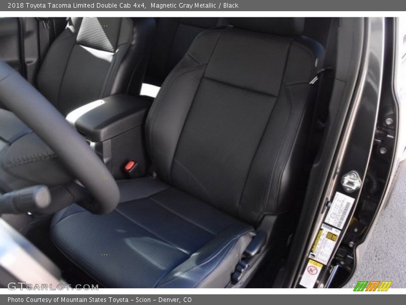 Magnetic Gray Metallic / Black 2018 Toyota Tacoma Limited Double Cab 4x4
