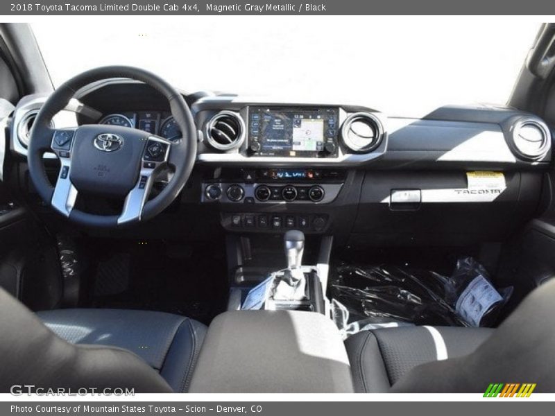 Magnetic Gray Metallic / Black 2018 Toyota Tacoma Limited Double Cab 4x4