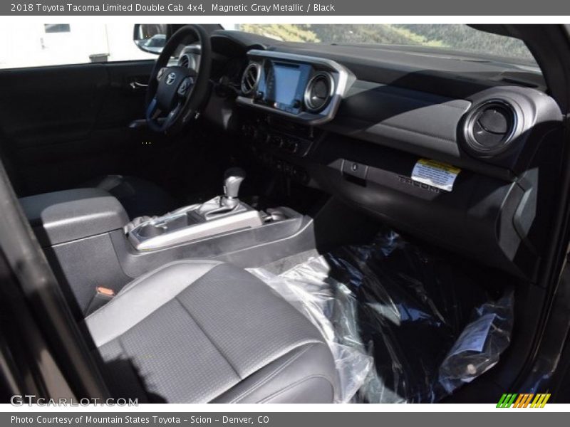 Magnetic Gray Metallic / Black 2018 Toyota Tacoma Limited Double Cab 4x4