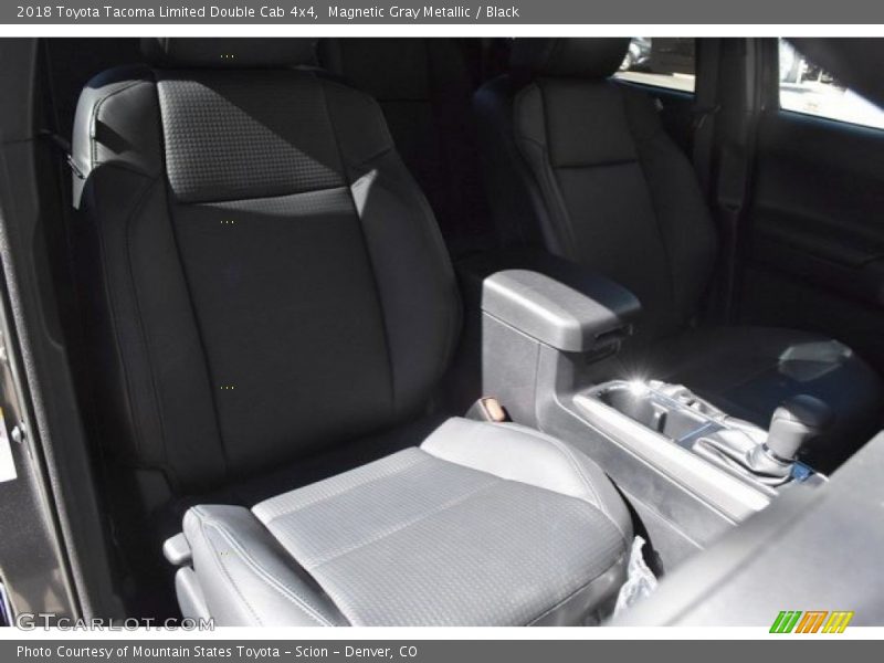 Magnetic Gray Metallic / Black 2018 Toyota Tacoma Limited Double Cab 4x4