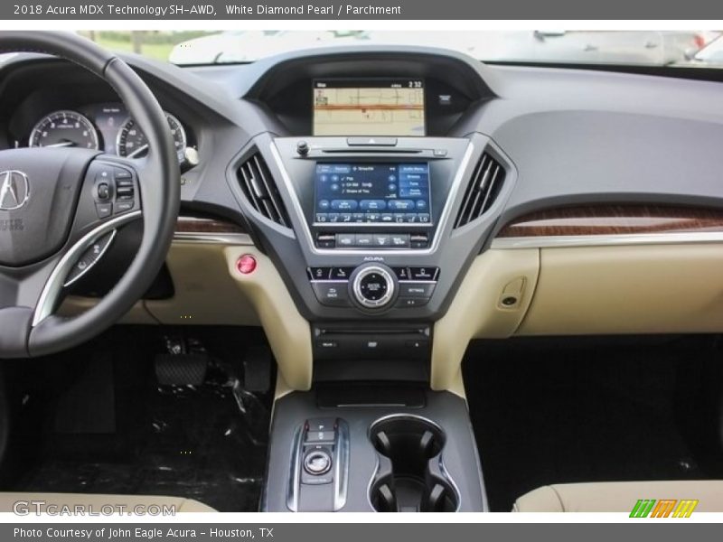White Diamond Pearl / Parchment 2018 Acura MDX Technology SH-AWD