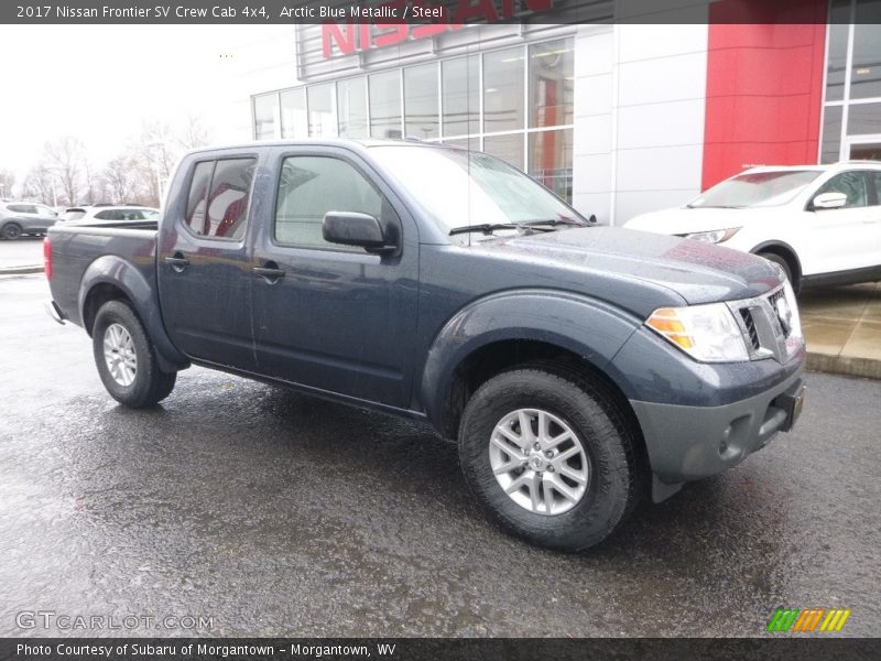 Arctic Blue Metallic / Steel 2017 Nissan Frontier SV Crew Cab 4x4