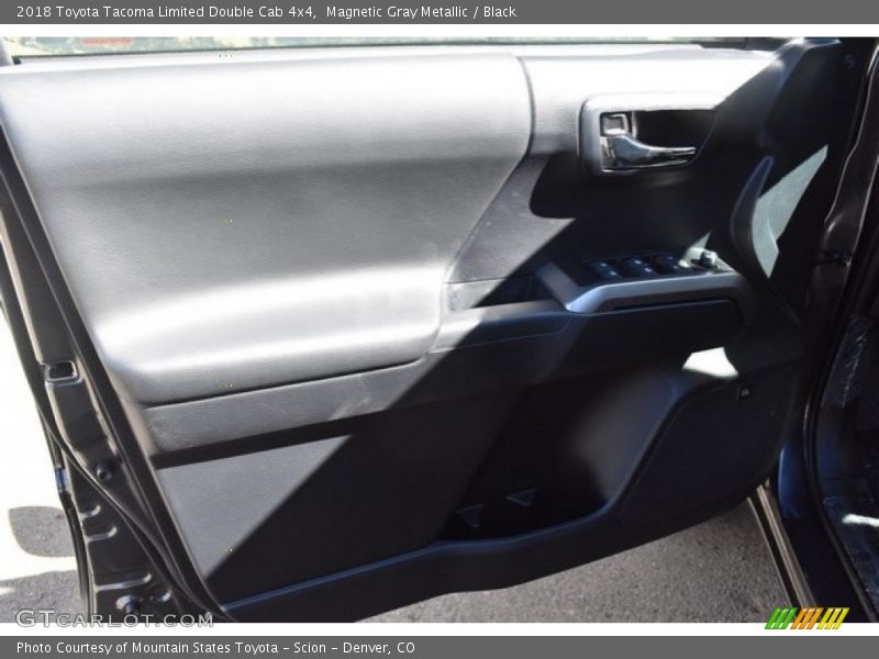 Magnetic Gray Metallic / Black 2018 Toyota Tacoma Limited Double Cab 4x4