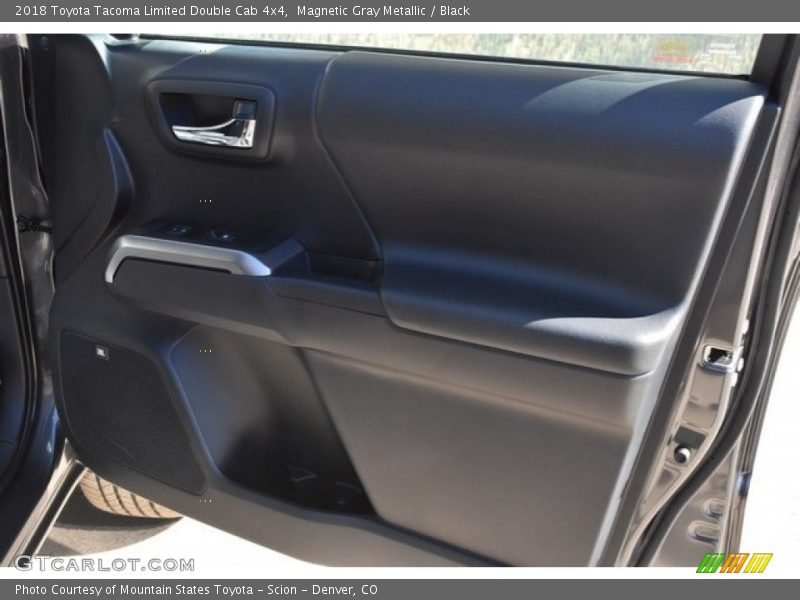 Magnetic Gray Metallic / Black 2018 Toyota Tacoma Limited Double Cab 4x4