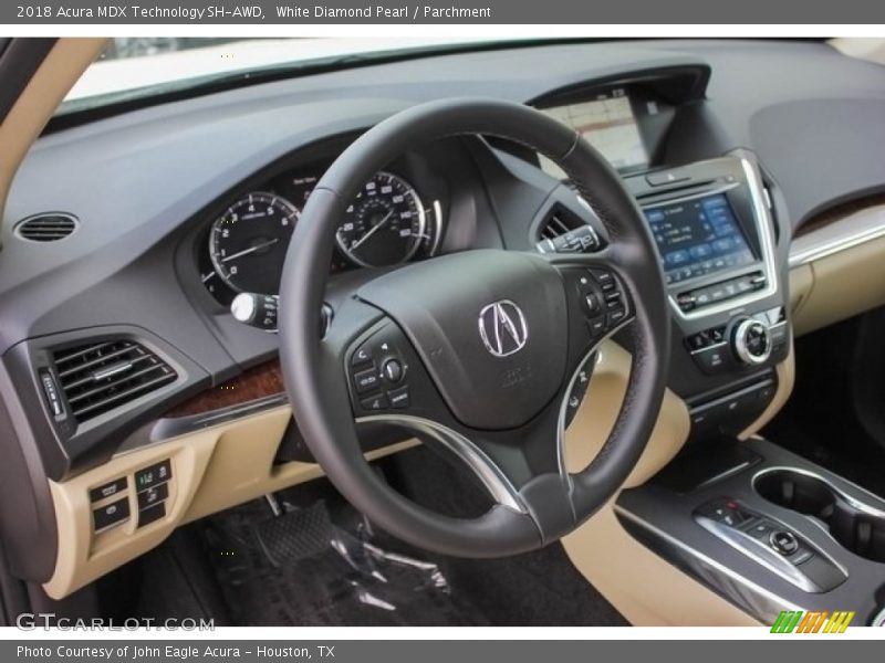 White Diamond Pearl / Parchment 2018 Acura MDX Technology SH-AWD
