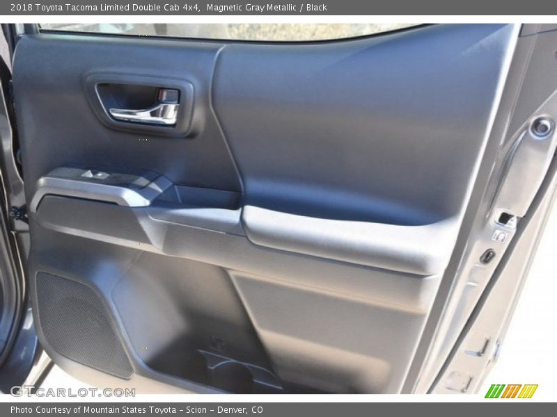 Magnetic Gray Metallic / Black 2018 Toyota Tacoma Limited Double Cab 4x4