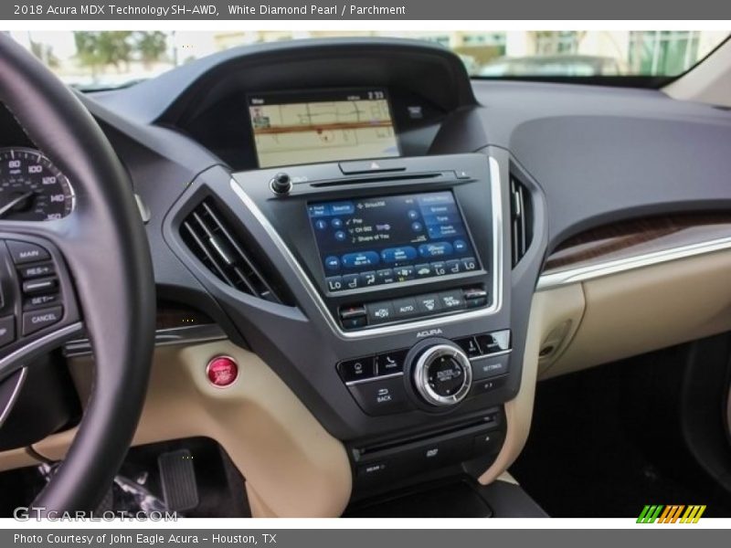 White Diamond Pearl / Parchment 2018 Acura MDX Technology SH-AWD