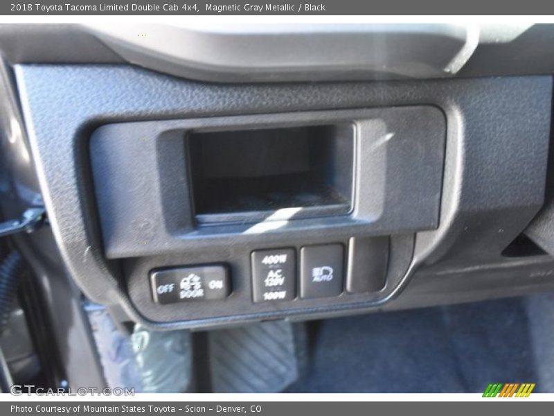 Magnetic Gray Metallic / Black 2018 Toyota Tacoma Limited Double Cab 4x4
