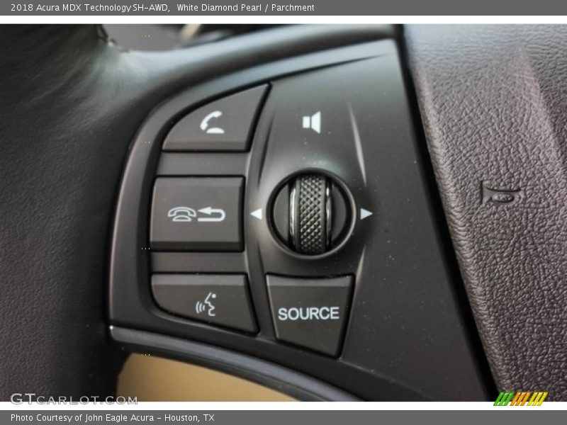 White Diamond Pearl / Parchment 2018 Acura MDX Technology SH-AWD