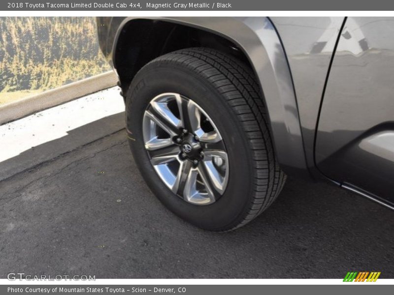 Magnetic Gray Metallic / Black 2018 Toyota Tacoma Limited Double Cab 4x4