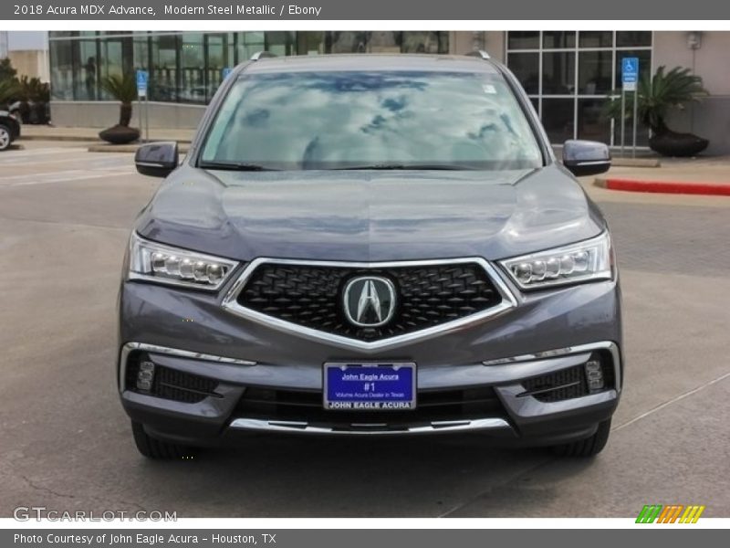 Modern Steel Metallic / Ebony 2018 Acura MDX Advance
