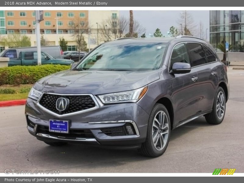 Modern Steel Metallic / Ebony 2018 Acura MDX Advance
