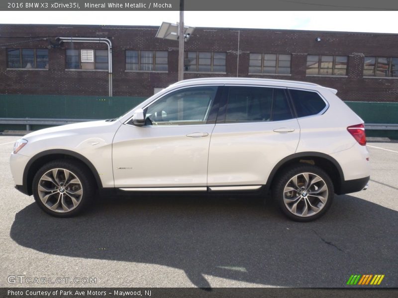 Mineral White Metallic / Mocha 2016 BMW X3 xDrive35i