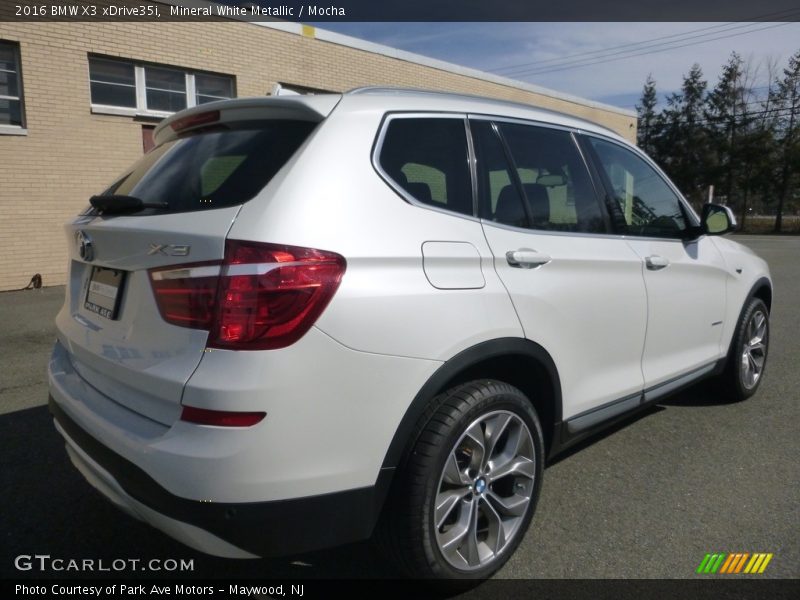 Mineral White Metallic / Mocha 2016 BMW X3 xDrive35i