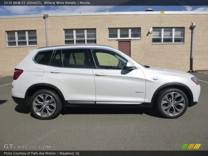 Mineral White Metallic / Mocha 2016 BMW X3 xDrive35i