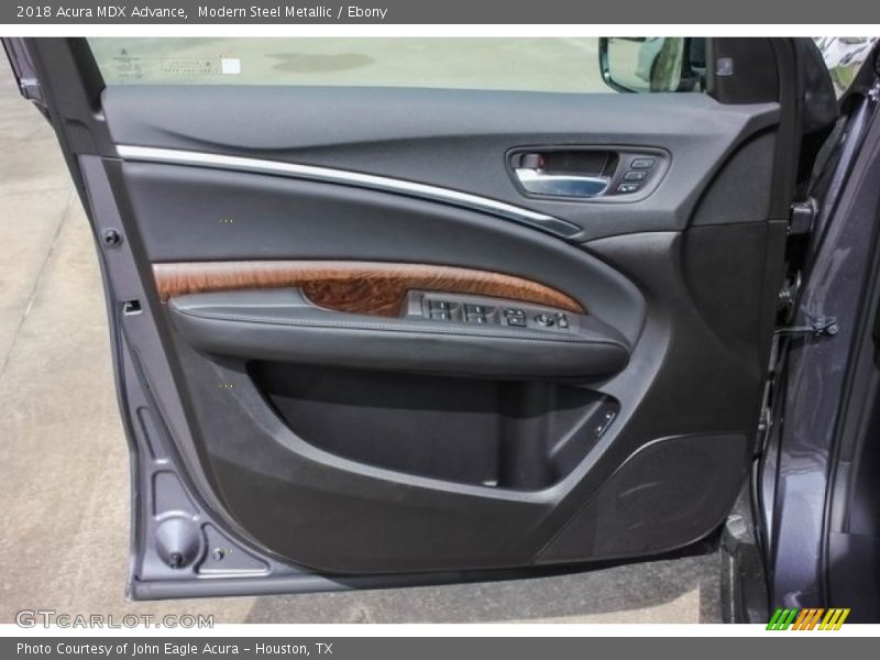 Modern Steel Metallic / Ebony 2018 Acura MDX Advance