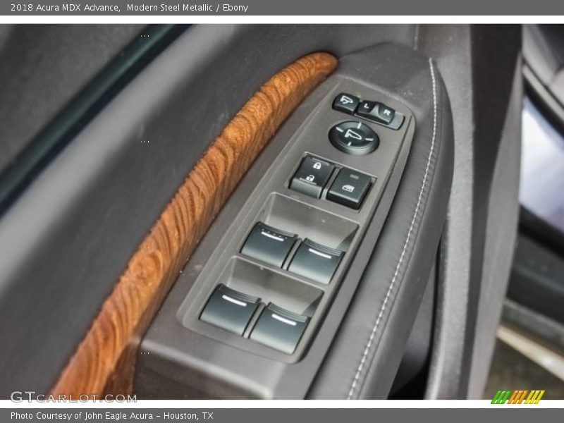 Modern Steel Metallic / Ebony 2018 Acura MDX Advance