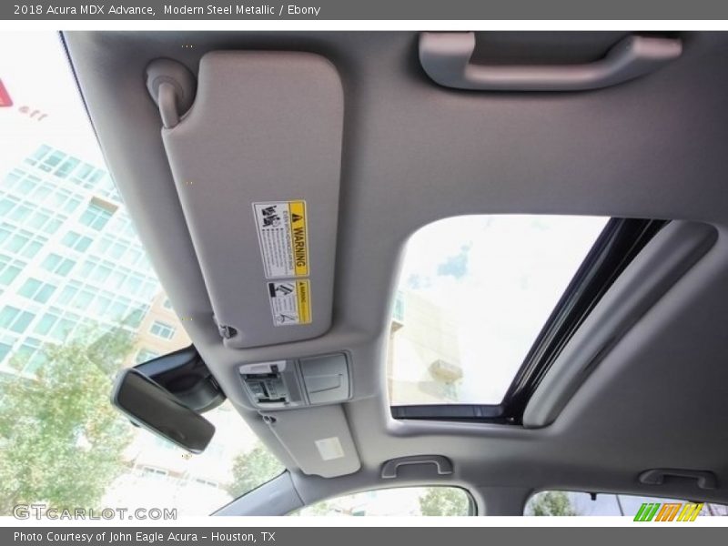Modern Steel Metallic / Ebony 2018 Acura MDX Advance