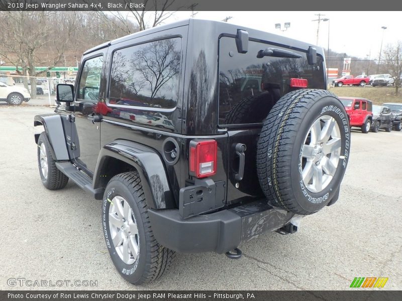 Black / Black 2018 Jeep Wrangler Sahara 4x4