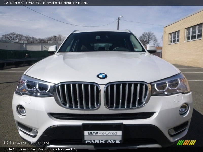 Mineral White Metallic / Mocha 2016 BMW X3 xDrive35i