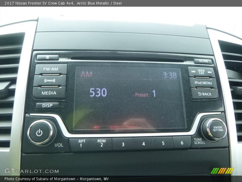 Arctic Blue Metallic / Steel 2017 Nissan Frontier SV Crew Cab 4x4