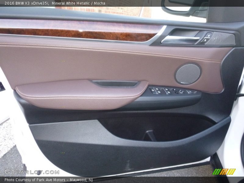Mineral White Metallic / Mocha 2016 BMW X3 xDrive35i