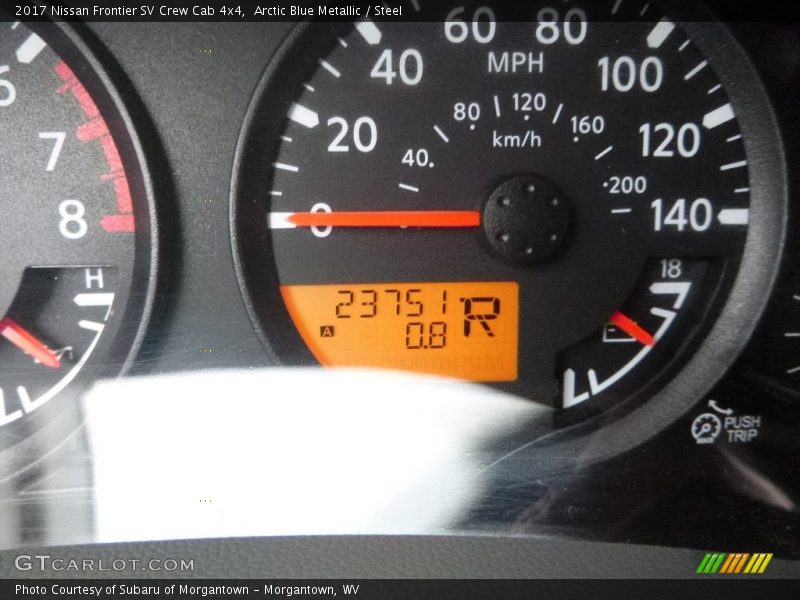 Arctic Blue Metallic / Steel 2017 Nissan Frontier SV Crew Cab 4x4